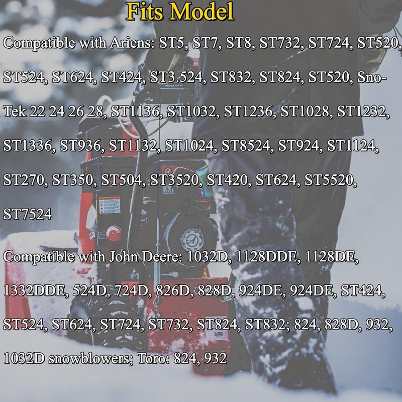 DEEG 4 Pack 05406300 Bearing Fit for Ariens 54063 John Deere AM122158 Toro 251-207 Snowblowers ST424 ST524 ST624 ST724 ST732 - Image 4